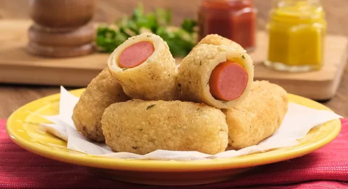 Enroladinho lanche delicioso e rápido