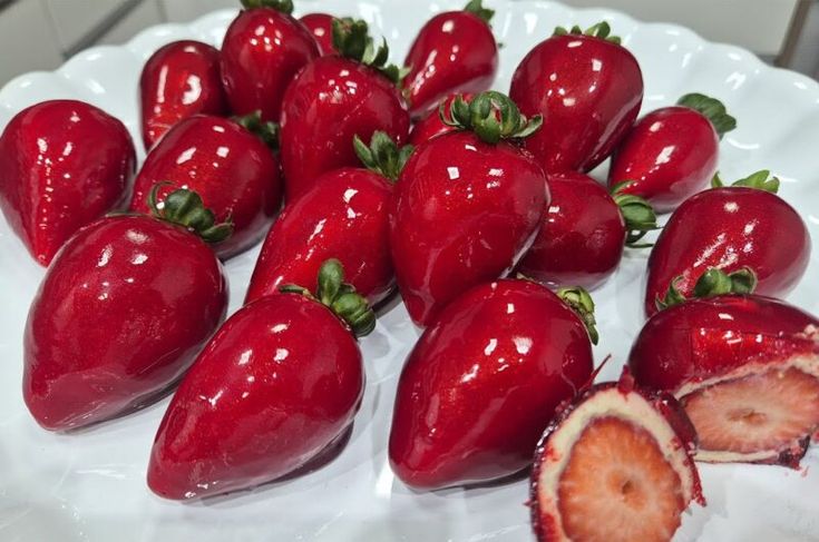 Morango do Amor: Doce Romântico com Crocância Irresistível