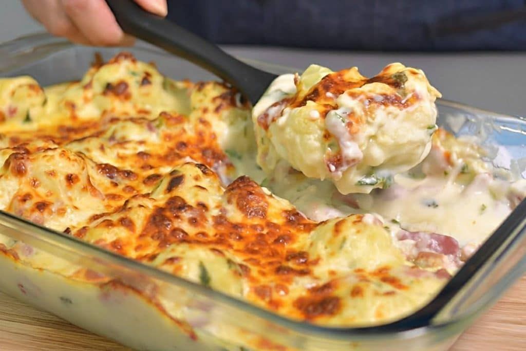 gratinado de couve flor