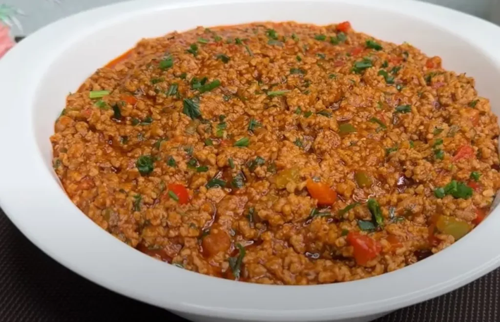 Carne Moída ao Molho de Cenoura