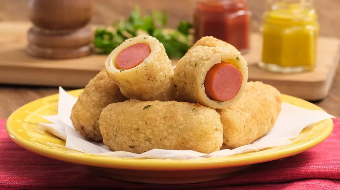 Enroladinho lanche delicioso e rápido